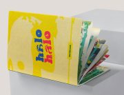 Halo Halo passport on podium